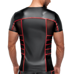 NEK T-shirt TOP ORMETO Noir-Rouge